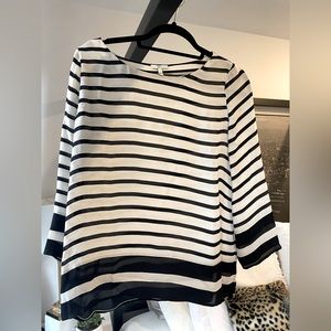 Joie silk striped shirt. Size small.